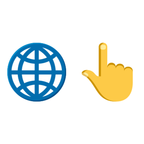 🌐👆 Emoji Domain EmojiOne rendering